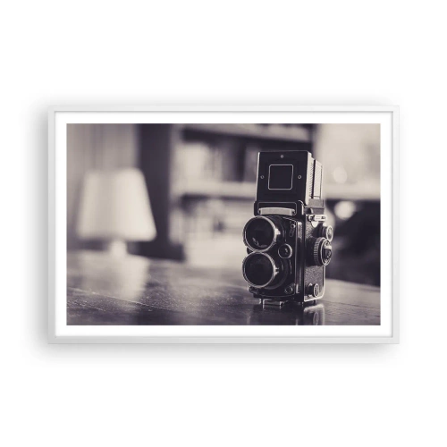 Poszter fekete keretben - Egy régi fénykép varázsa - 91x61 cm