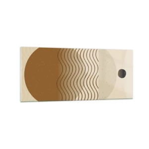 Üveg kép - A geometriai formák eredetéről - 120x50 cm