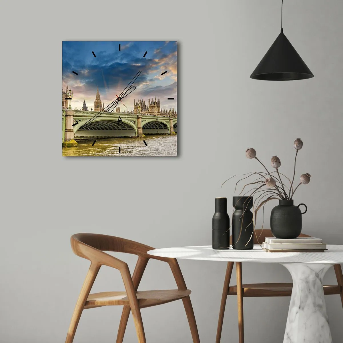 Falióra, Óra - Az idő megállt a Birodalomban - 30x30 cm