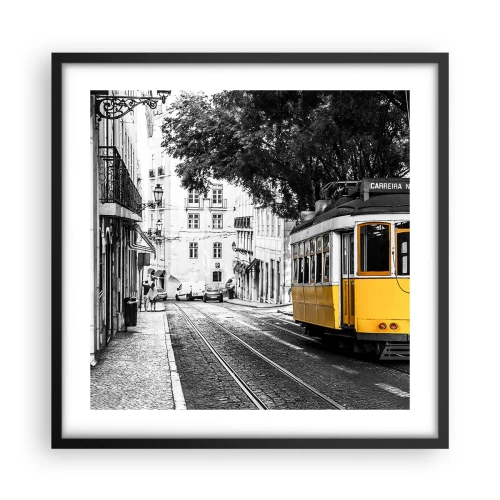 Poszter fehér keretben - És egy fado a háttérben - 50x50 cm
