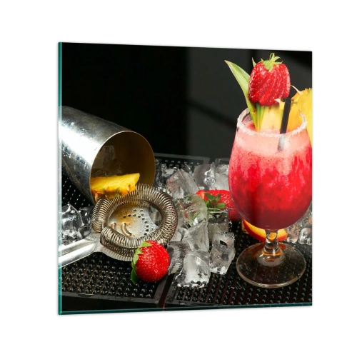 Üveg kép - Varázsolj ízt - 30x30 cm