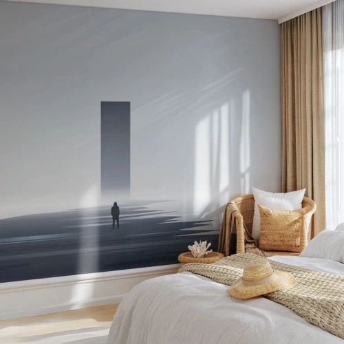 Fotótapéta Premium Sand - Lehetőség vagy fenyegetés? - Minimalizmus, Modern, Magányosság - 300x210 cm