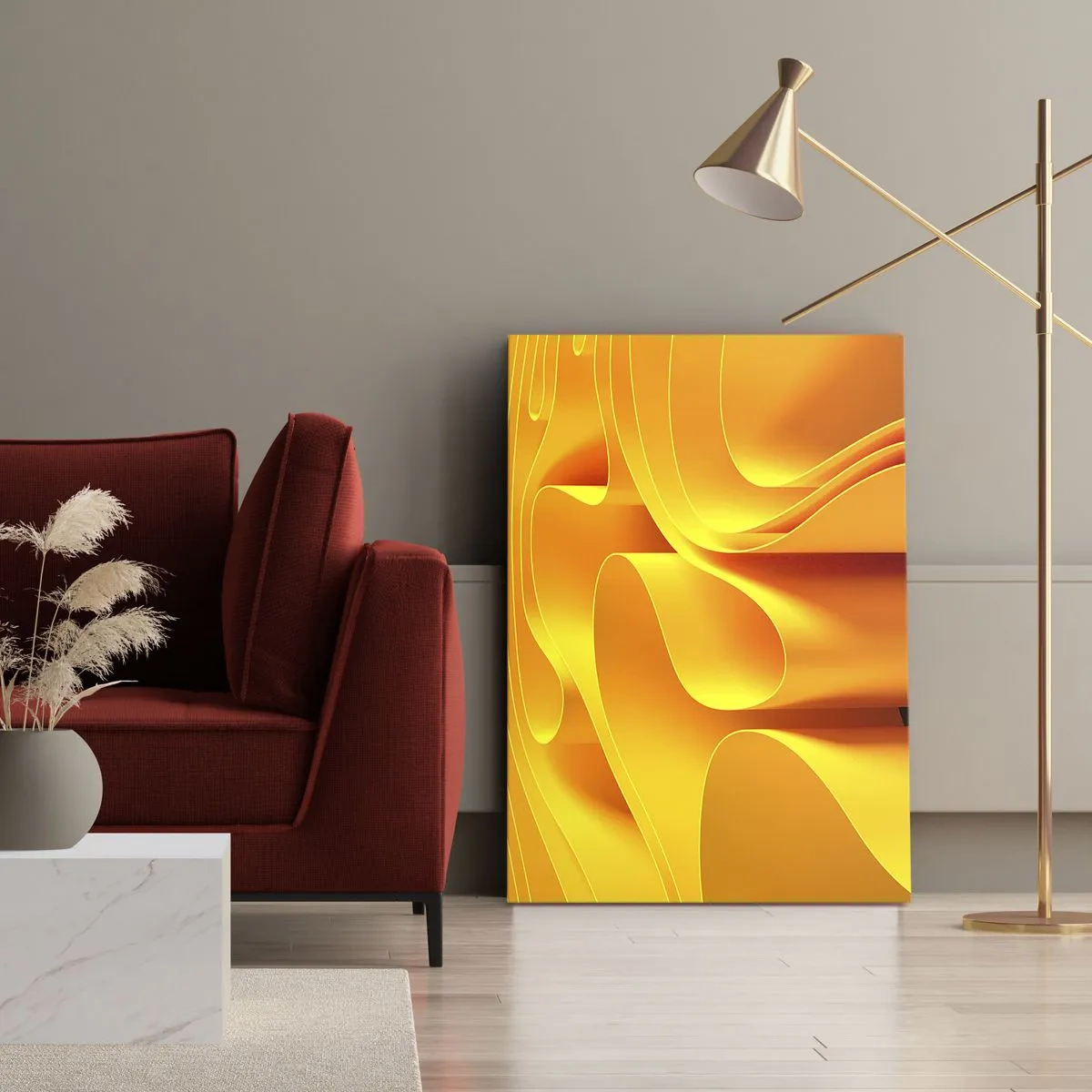 Vászonkép - Mint a nap hullámai - 50x70 cm