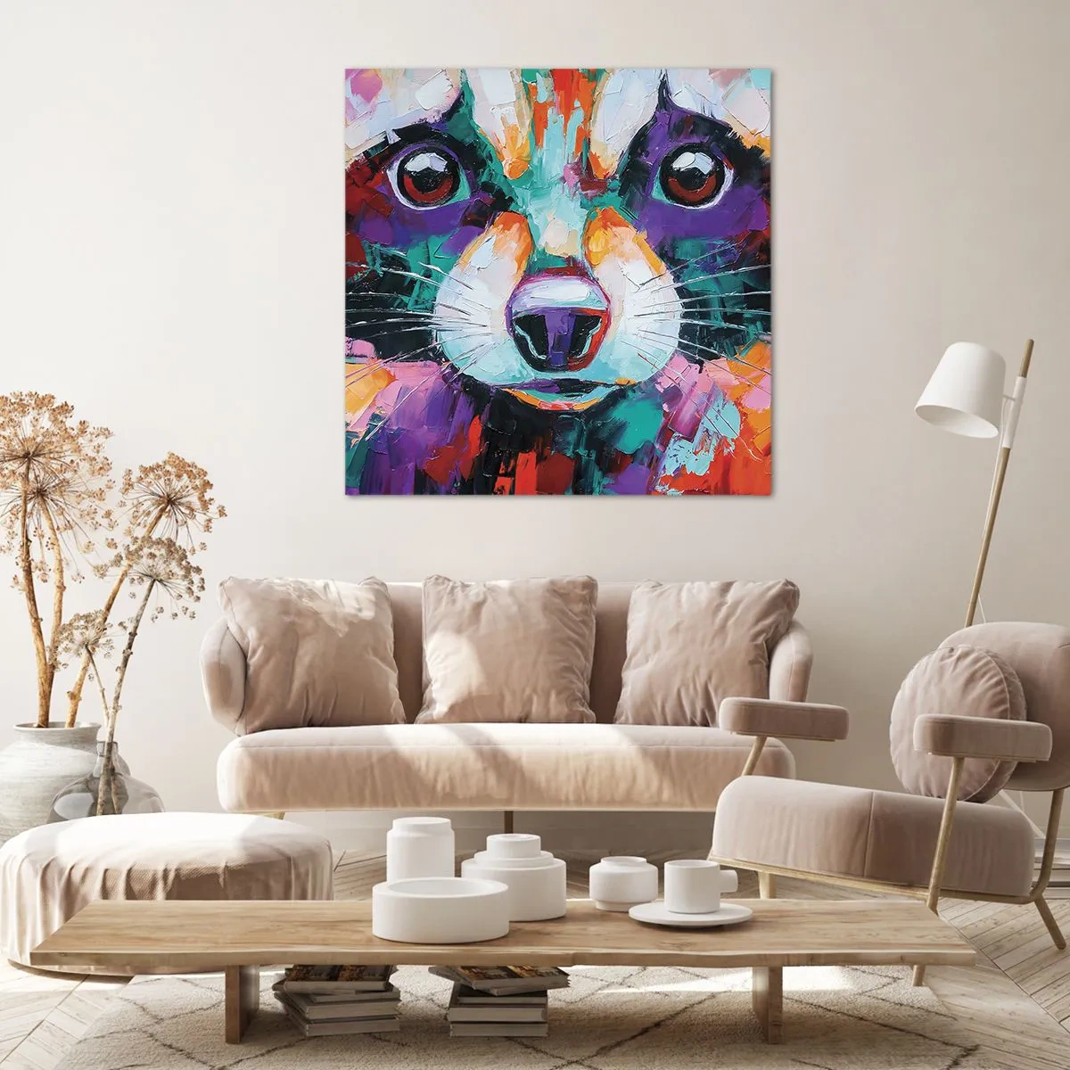 Vászonkép - Csak jó érzelmek - 40x40 cm