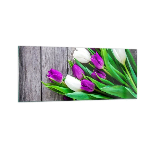 Üveg kép - Egy tavaszi ünnep napján - 100x40 cm