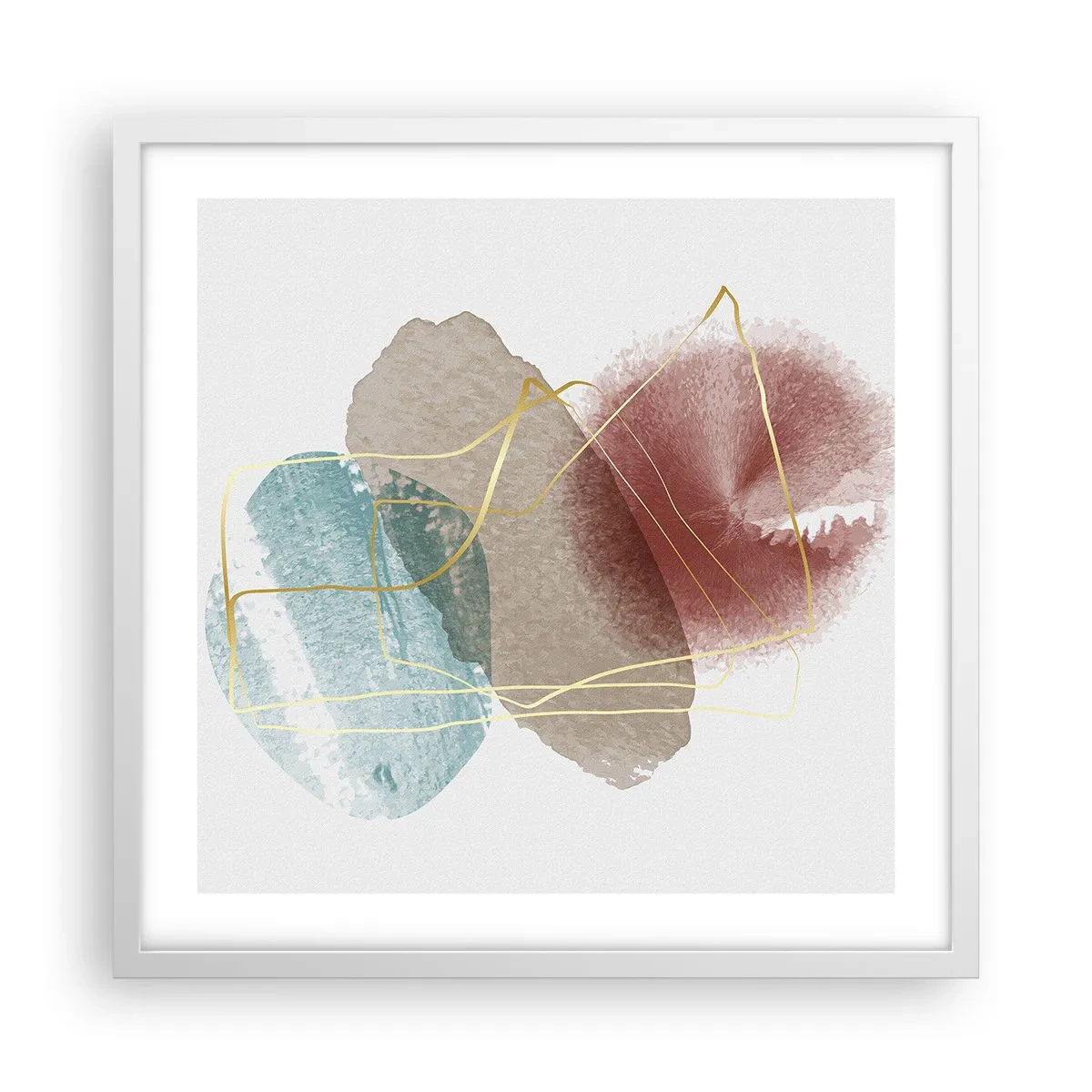 Poszter fekete keretben - Az űr koralljai - 50x50 cm