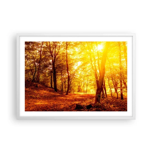 Poszter fekete keretben - Az arany tisztás felé - 70x50 cm