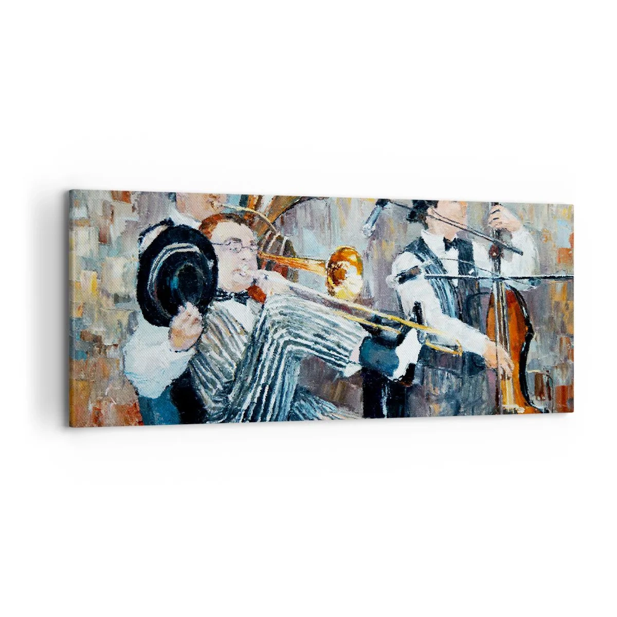 Vászonkép - Az egész jazz - 120x50 cm