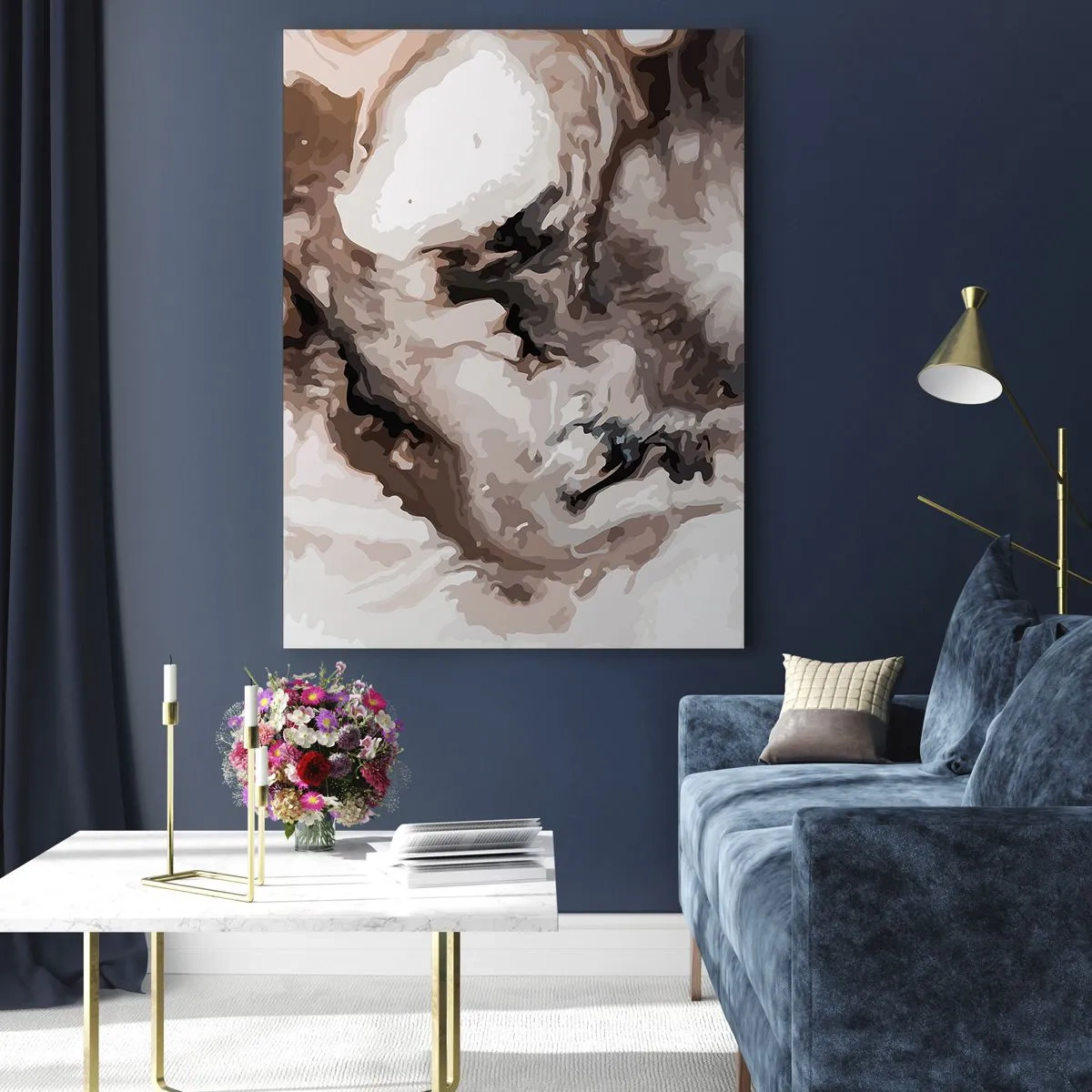 Üveg kép - Egy galaxis születése - 80x120 cm