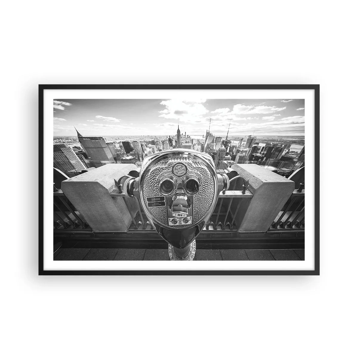 Poszter fehér keretben - A városok városa - 91x61 cm