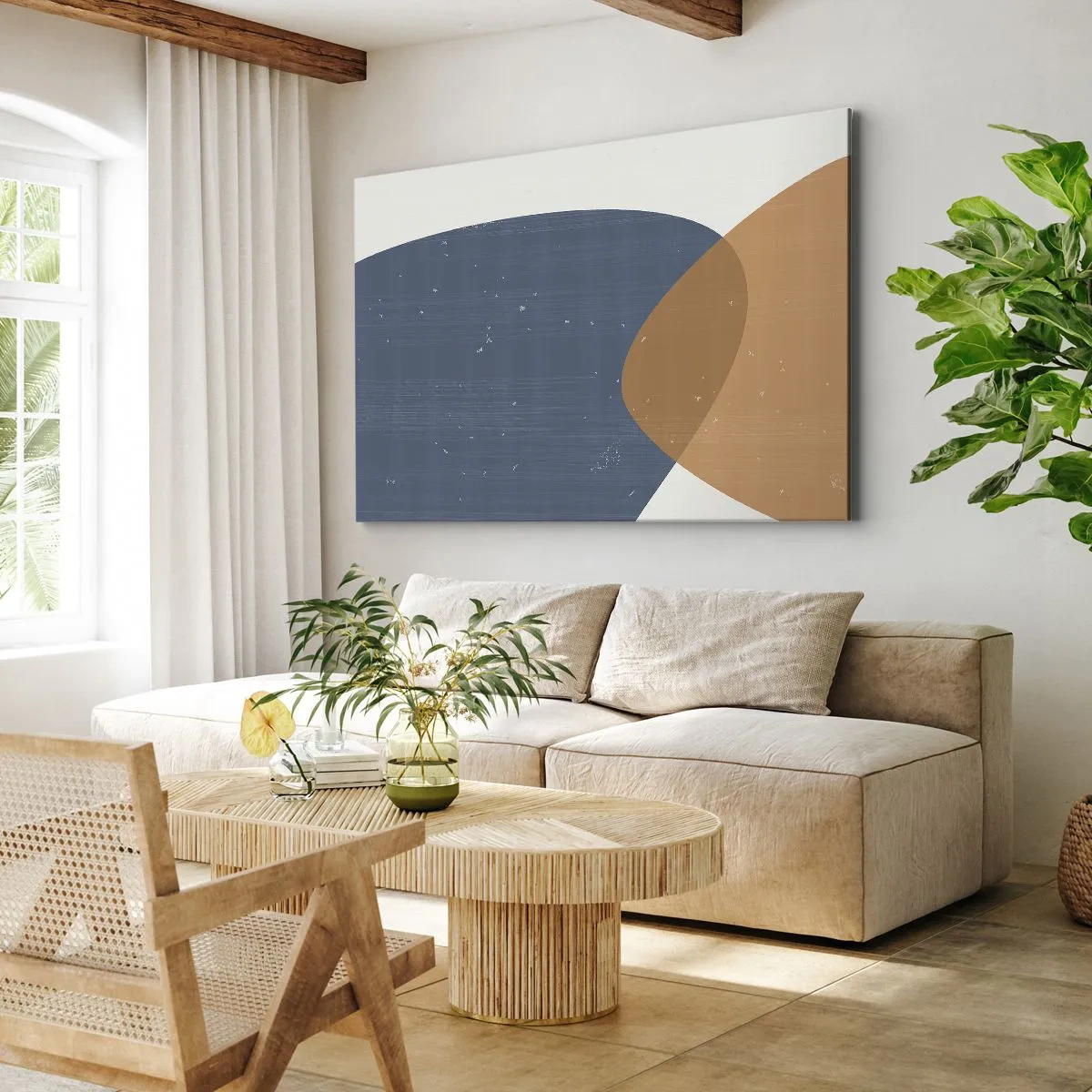 Vászonkép - Oválisok és hatások - 120x80 cm