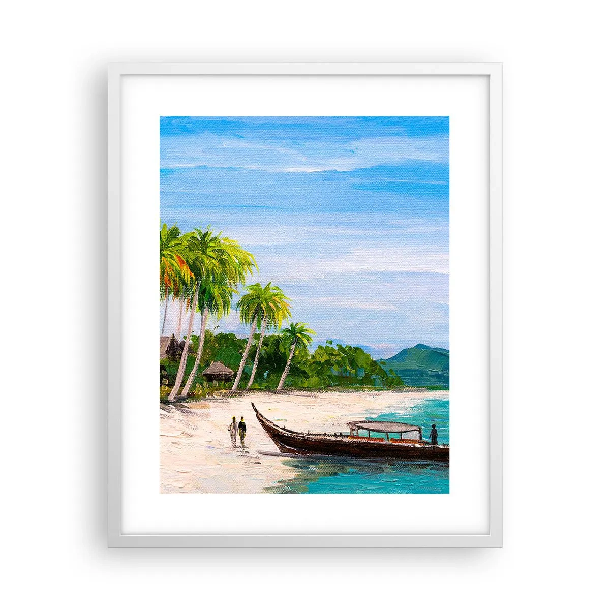 Poszter fekete keretben - Egy egzotikus álom - 40x50 cm