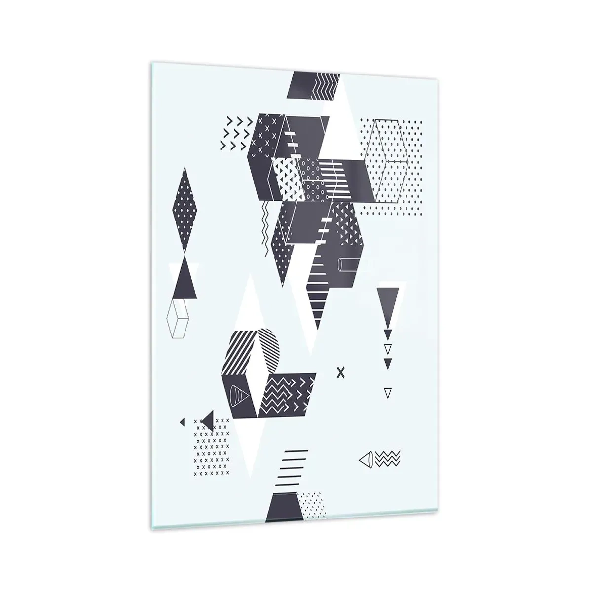 Üveg kép - Lélekben a matematika - 80x120 cm