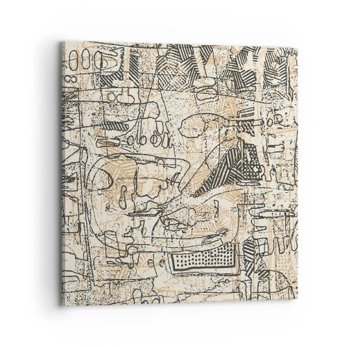 Vászonkép - Dekódolásra vár - 70x70 cm