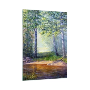 Üveg kép - Idilli táj - 50x70 cm