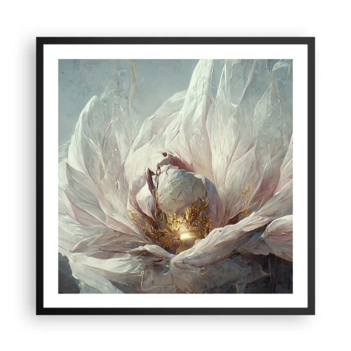Poszter fehér keretben - Száz év alatt egyszer virágzik - 60x60 cm