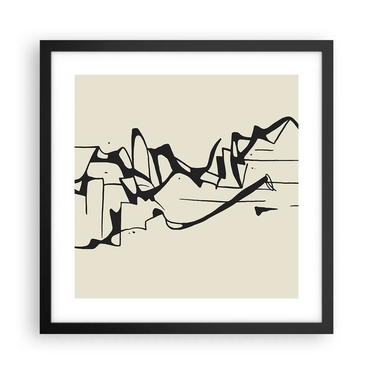 Poszter fehér keretben - Lehet egy táj - 40x40 cm