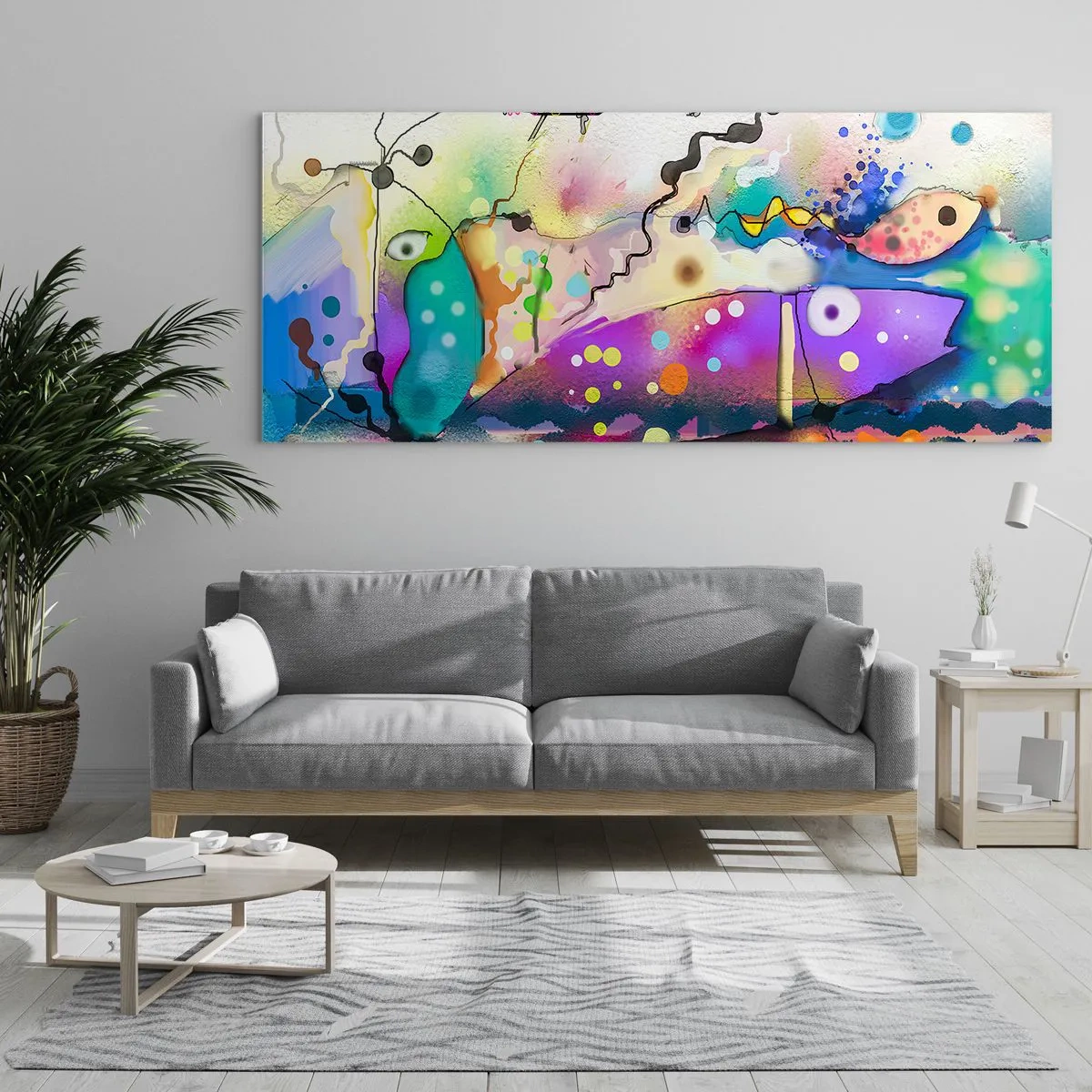 Üveg kép - Nincsenek szavak! - 120x50 cm