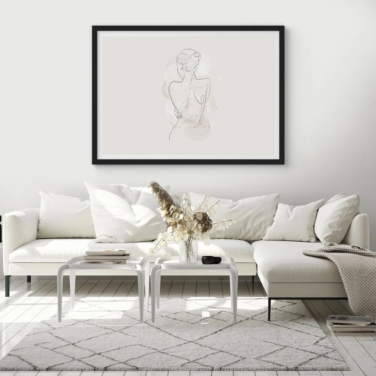 Poszter fehér keretben - Mint egy érzékeny hangszer - 91x61 cm