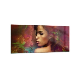 Üveg kép - Szebb, mint a szivárvány, olyan gyengéd, mint a köd - 120x50 cm