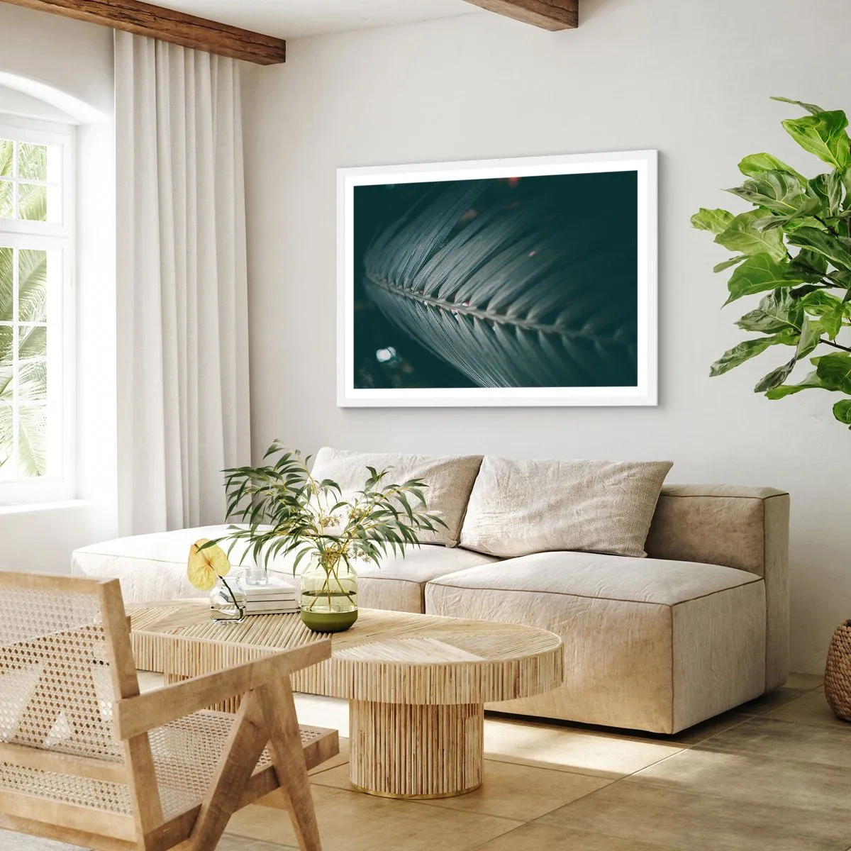 Poszter fekete keretben - A természet pontossága - 91x61 cm