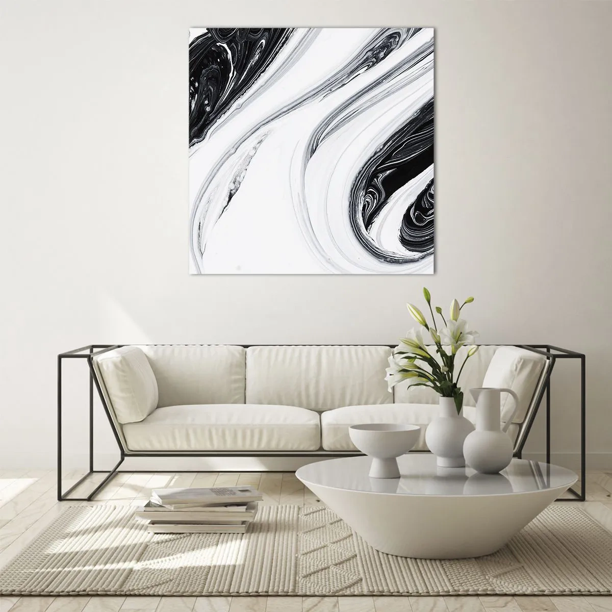 Üveg kép - Az ellentétek ötvözése - 30x30 cm