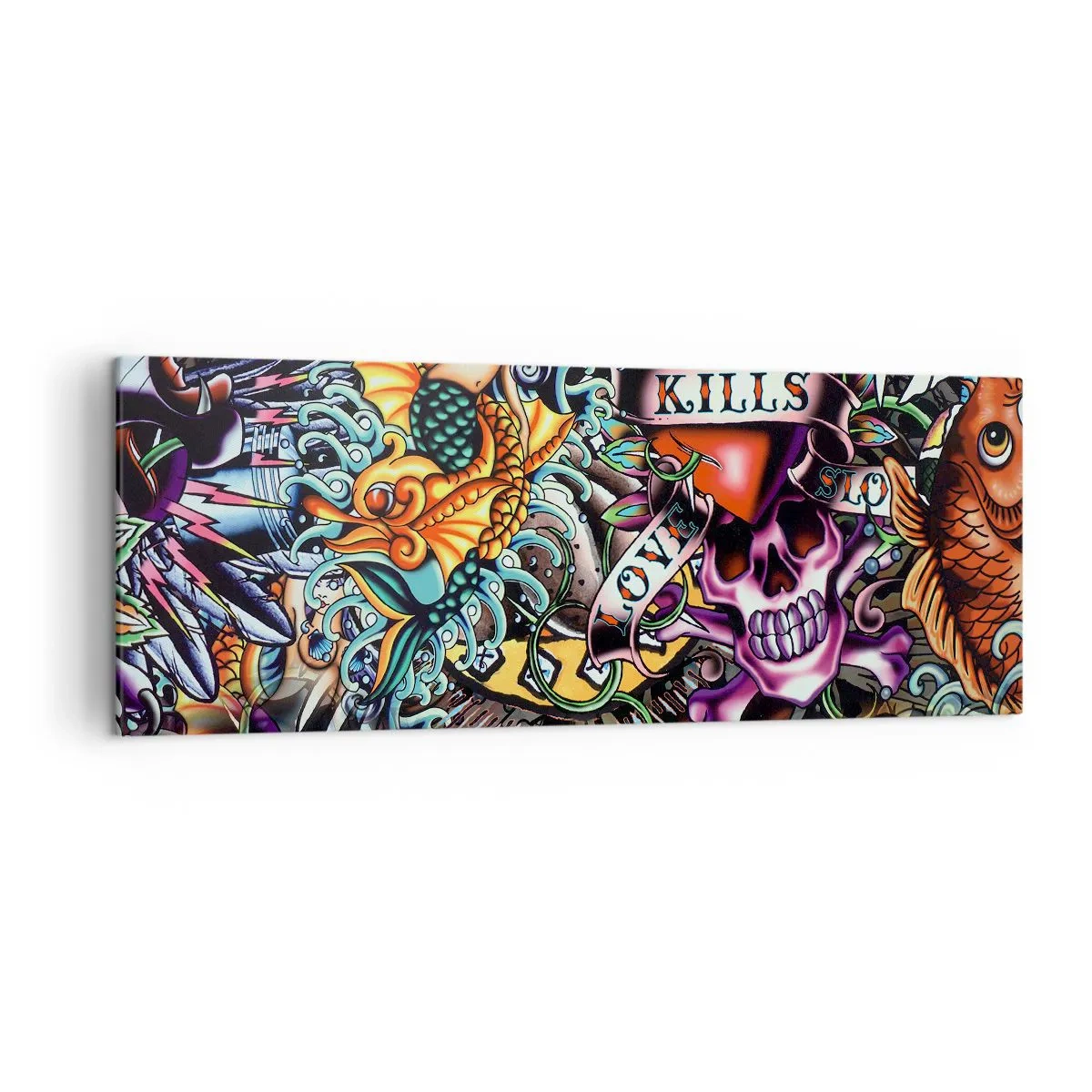 Vászonkép - A tetováló művész álma - 140x50 cm