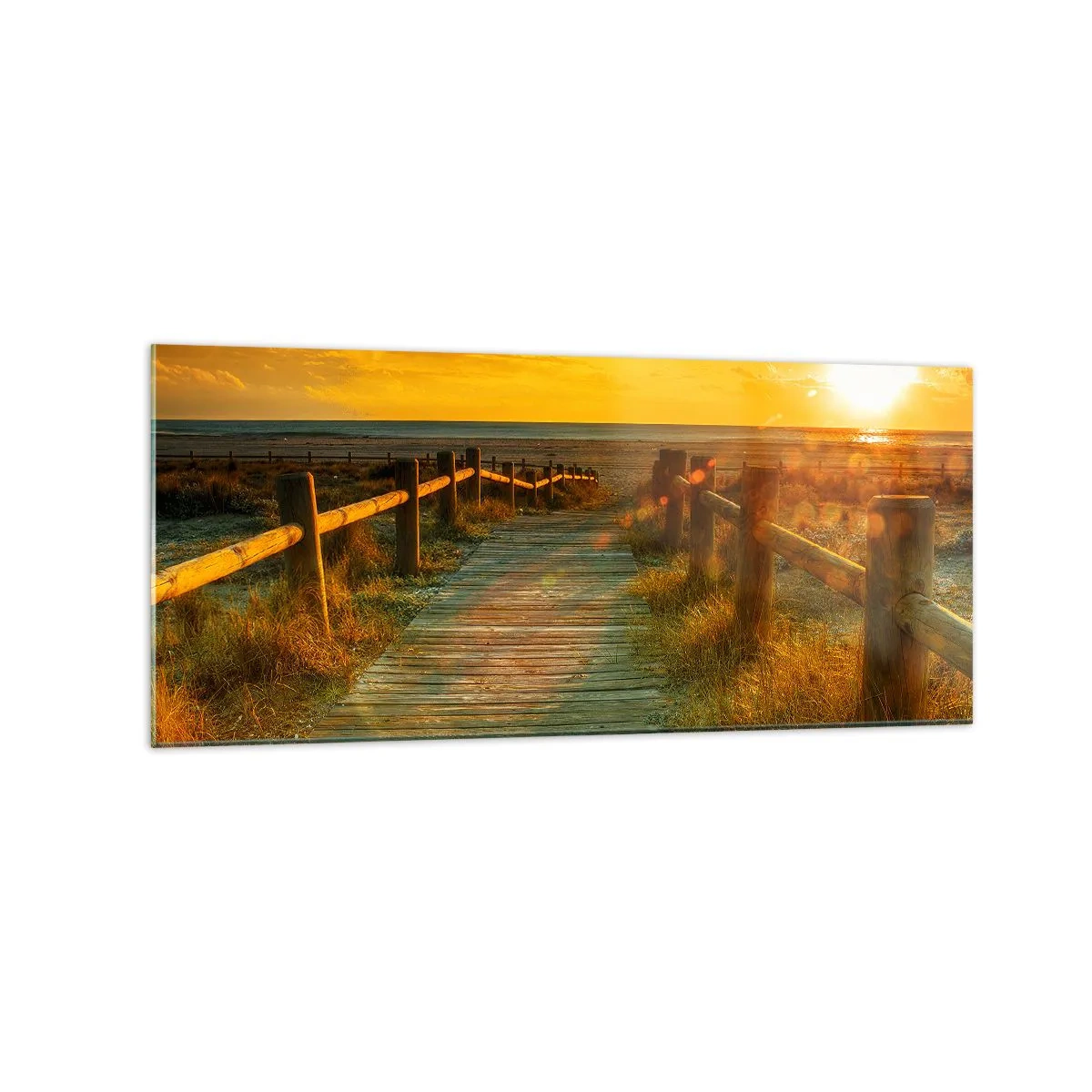 Üveg kép - Régi aranyban fürdetve - 120x50 cm