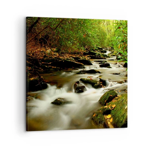 Vászonkép - Mint folyékony ezüst - 60x60 cm