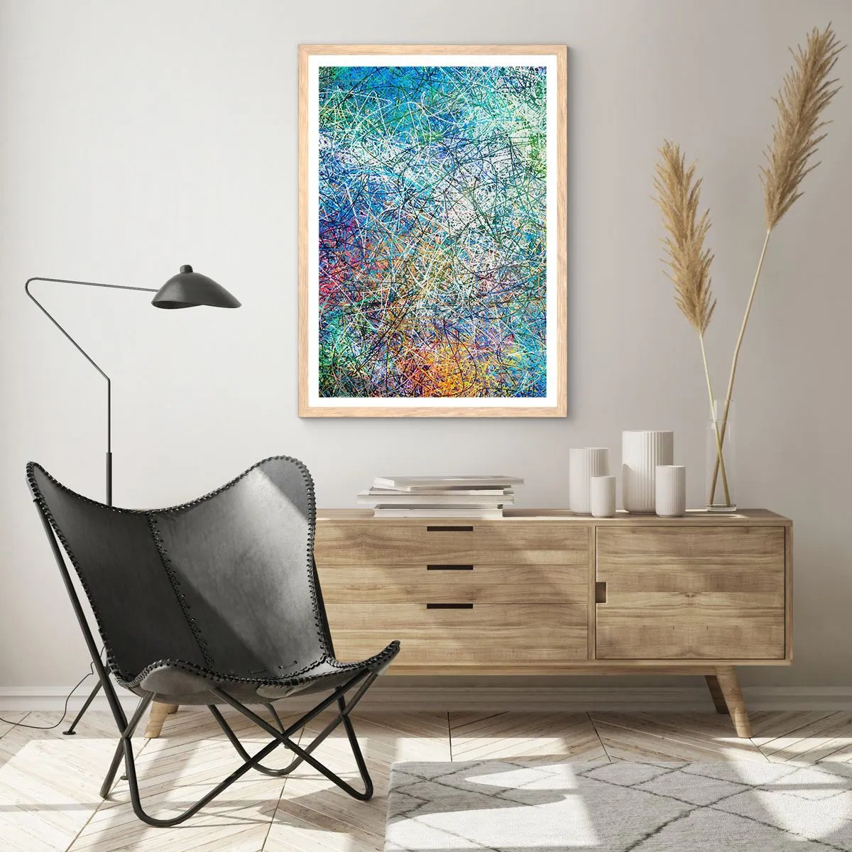 Poszter világos tölgy keretben - Ez nem olyan egyszerű - 50x70 cm