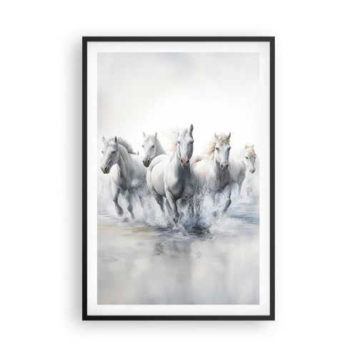 Poszter fehér keretben - Fehér varázslat - 61x91 cm