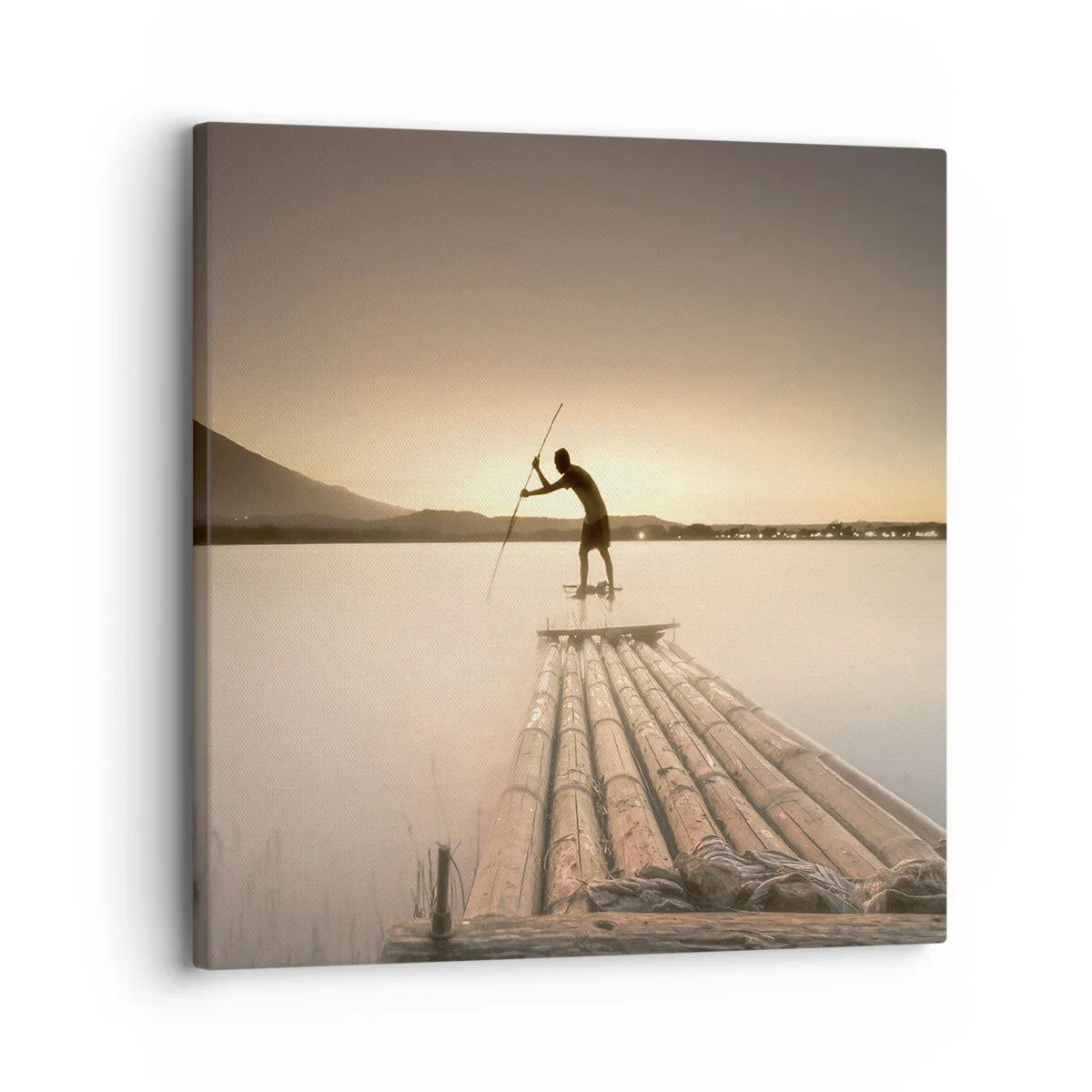 Vászonkép - Pihenés előtt - 30x30 cm