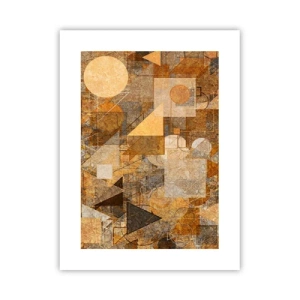 Poszter - Kubikus bronz tanulmánya - 30x40 cm