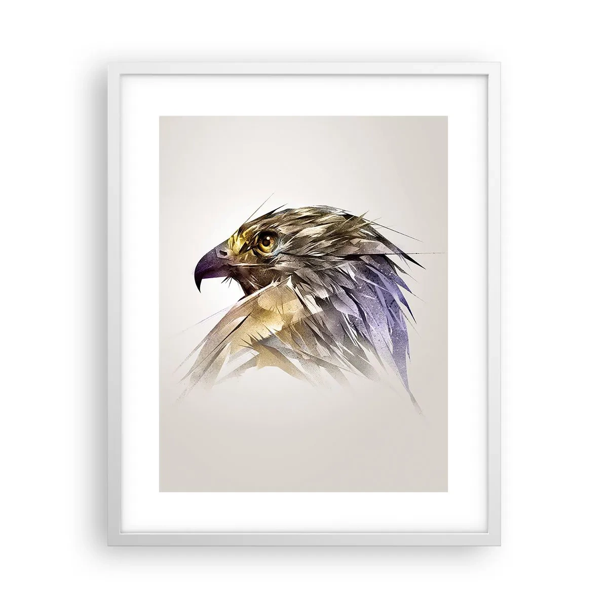 Poszter fekete keretben - Egy harcos portréja - 40x50 cm