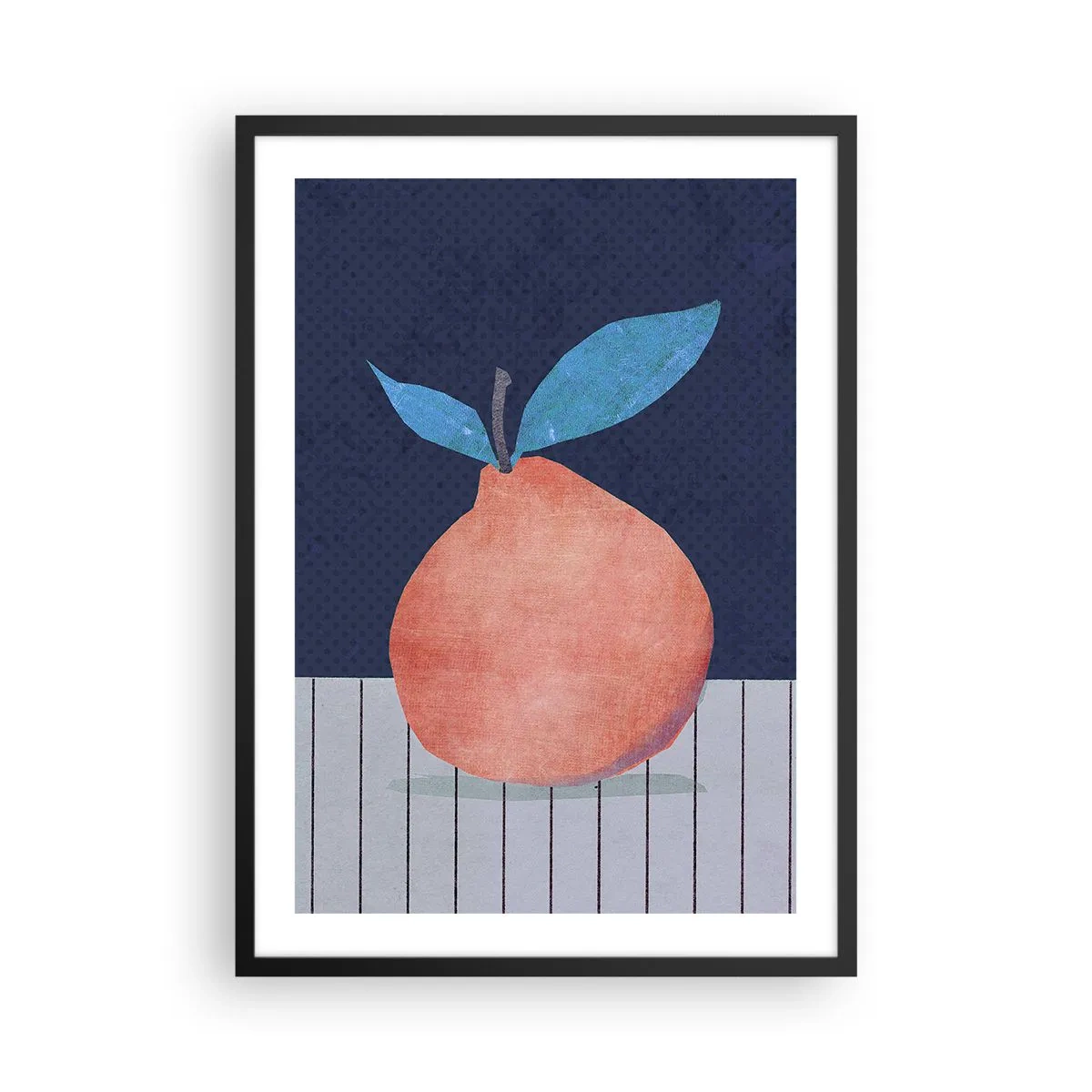 Poszter fehér keretben - Domborúság és sík - 50x70 cm