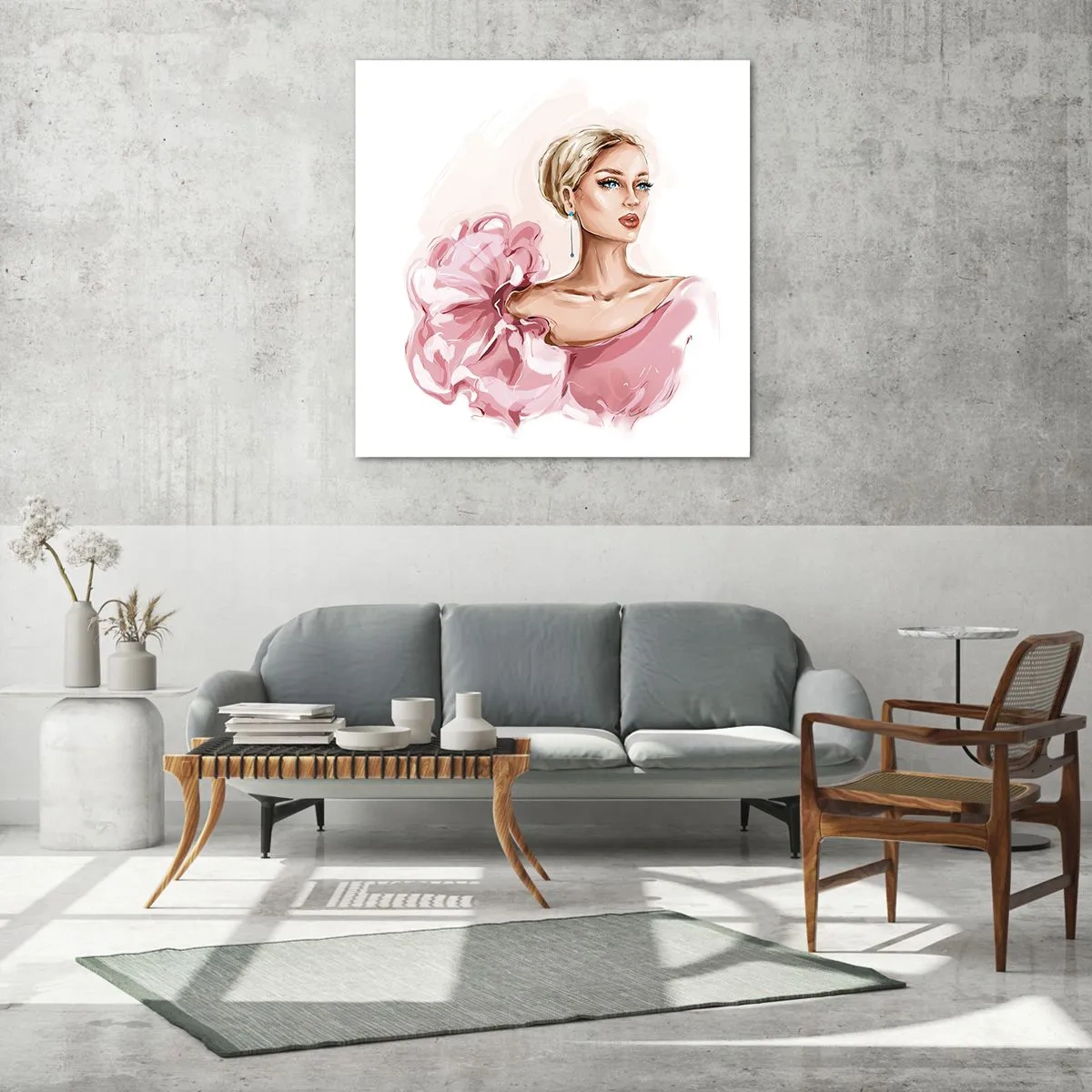 Üveg kép - Mintha festett lenne… - 60x60 cm