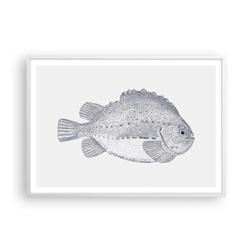 Poszter fekete keretben - A természettudós albumába - 100x70 cm