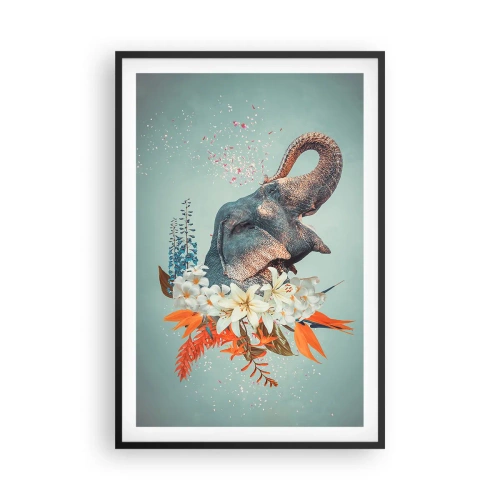 Poszter fehér keretben - Az öröm üvöltése - 61x91 cm