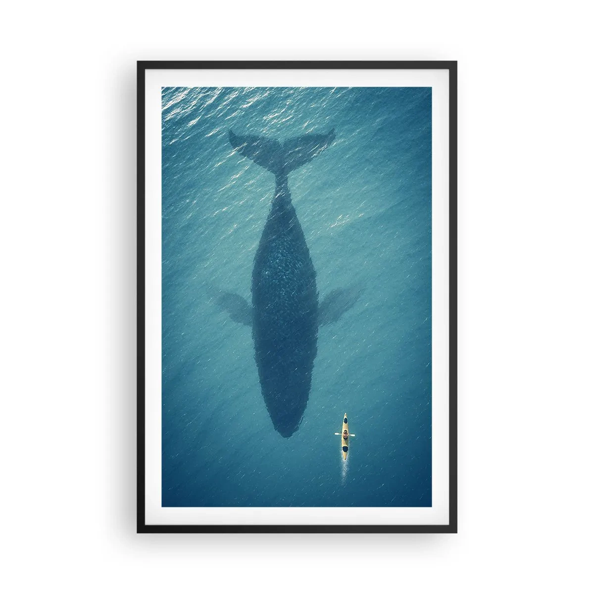 Poszter fehér keretben - Találkozás az óceánon - 61x91 cm