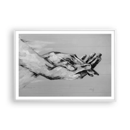 Poszter fekete keretben - Kezdet… - 100x70 cm