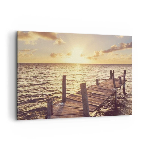 Vászonkép - A szelídség aranyföldje - 100x70 cm