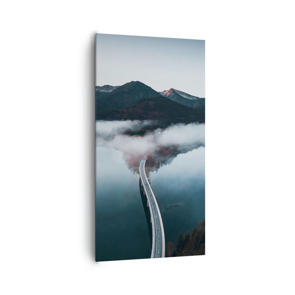 Vászonkép - Tükörsima víz felett - 65x120 cm