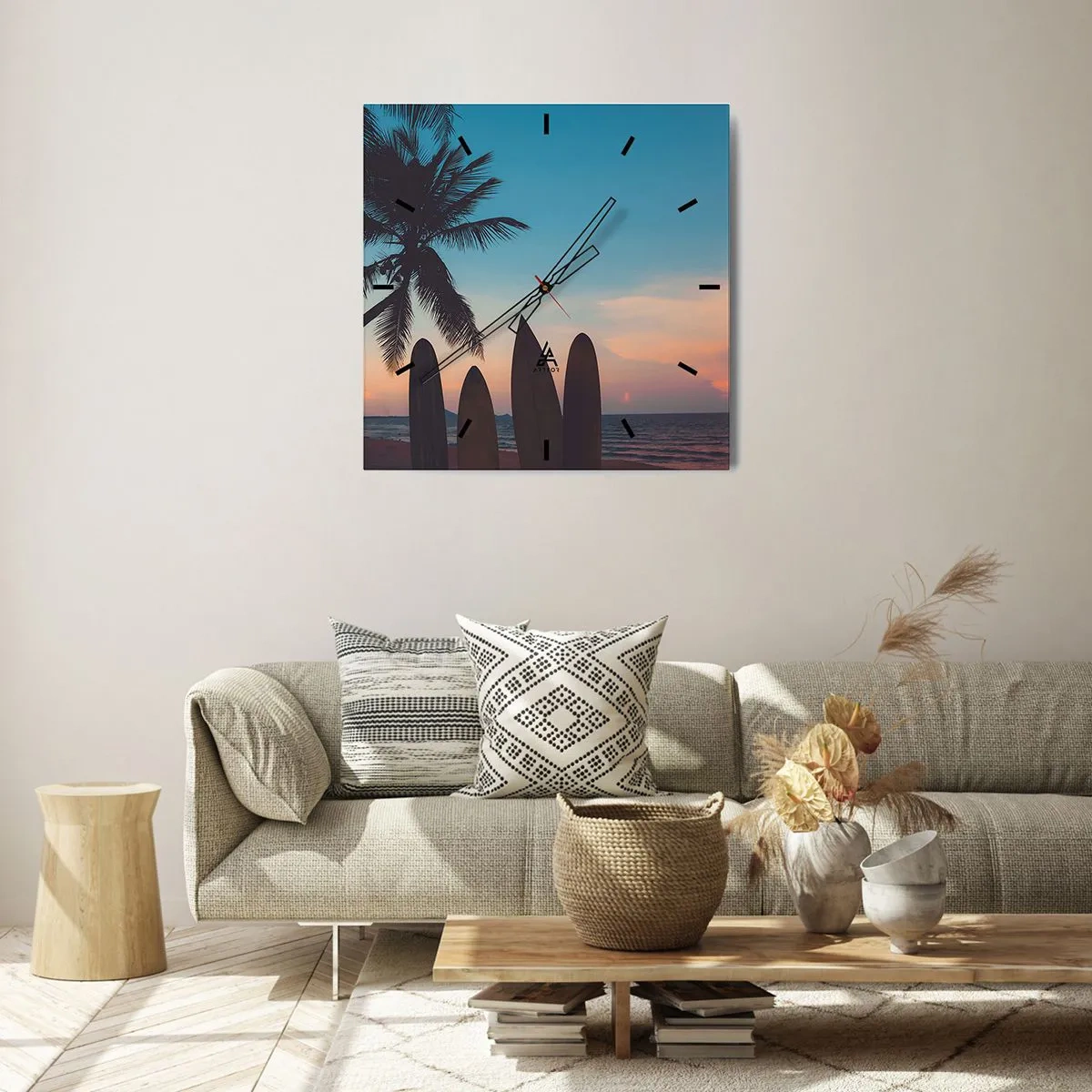 Falióra, Óra - Holnap is móká lesz - 40x40 cm