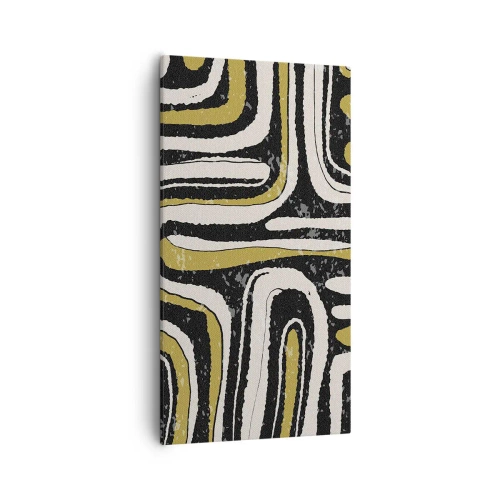 Vászonkép - Kompozíció: traktusok és sikátorok - 55x100 cm