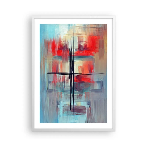 Poszter fekete keretben - Tájkép egy ismeretlen dimenzióban - 50x70 cm