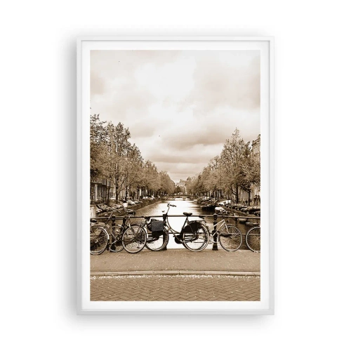 Poszter fekete keretben - Holland hangulat - 70x100 cm