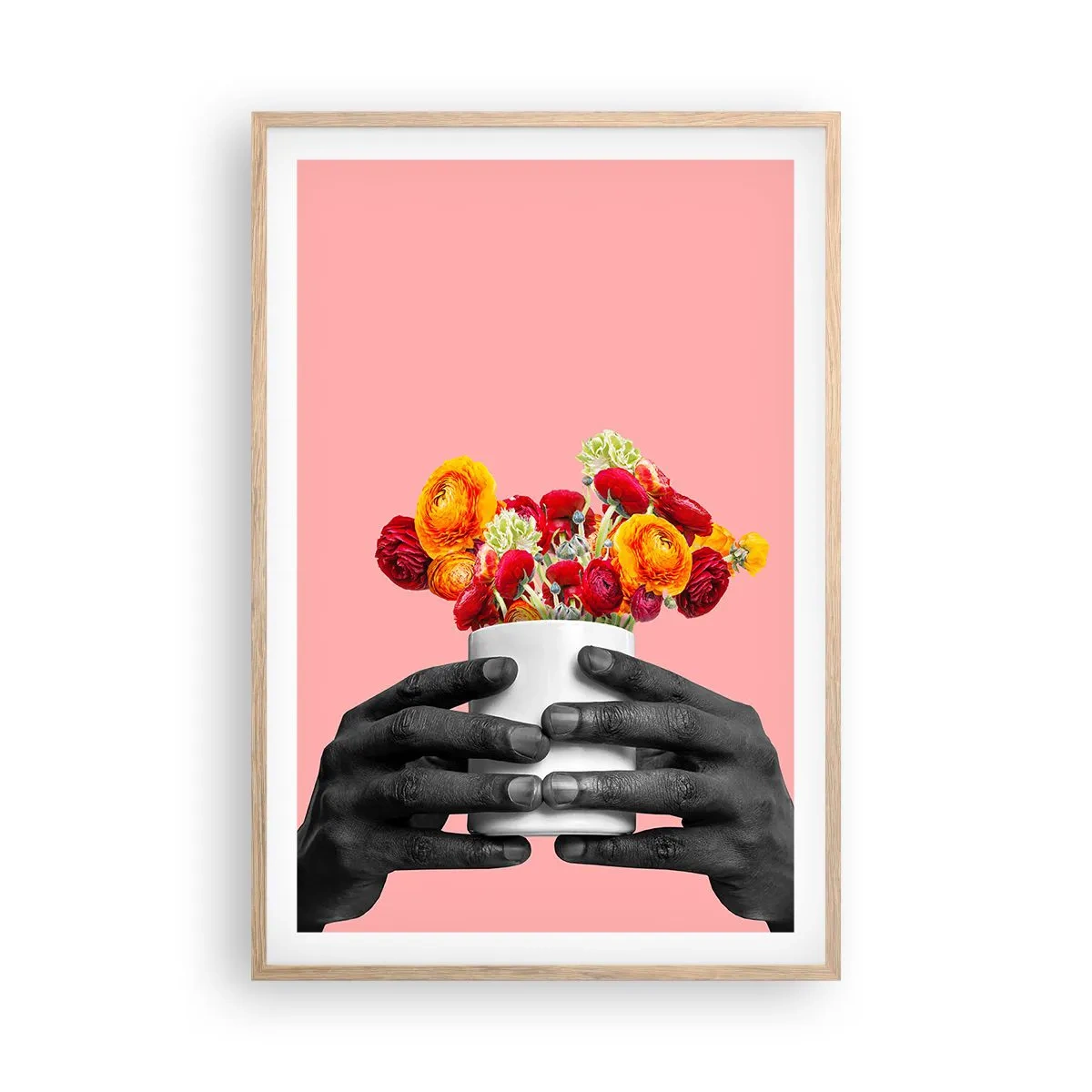 Poszter világos tölgy keretben - Az élet apoteózisa - 61x91 cm