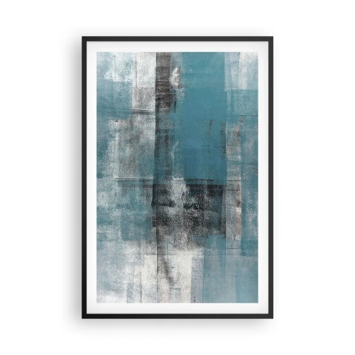 Poszter fehér keretben - Víz és levegő - 61x91 cm