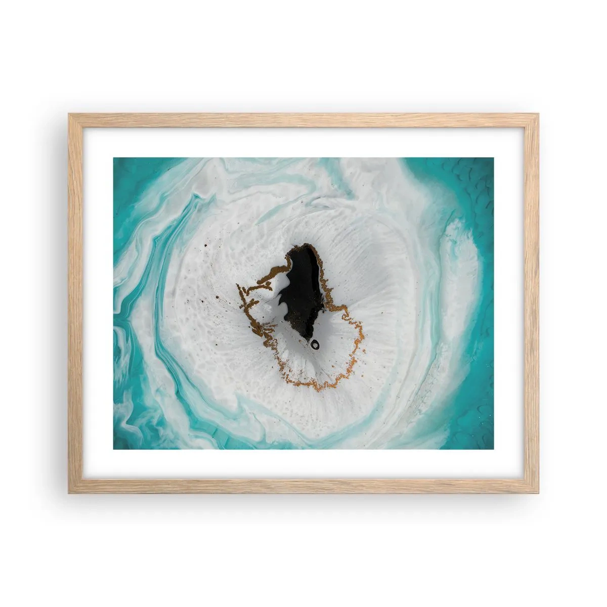 Poszter világos tölgy keretben - Behatolni - 50x40 cm