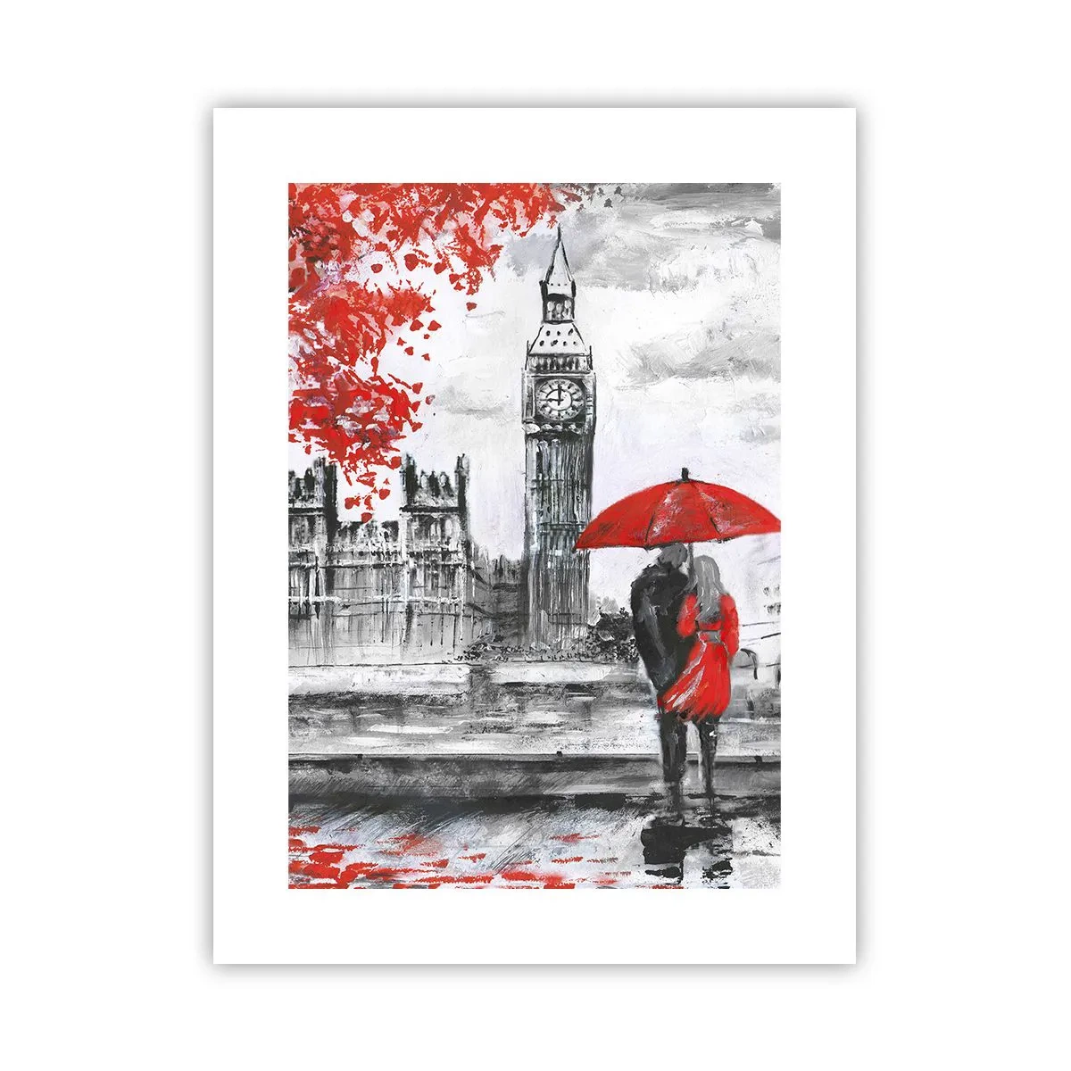 Poszter - Szerelmesek Londonban - 30x40 cm